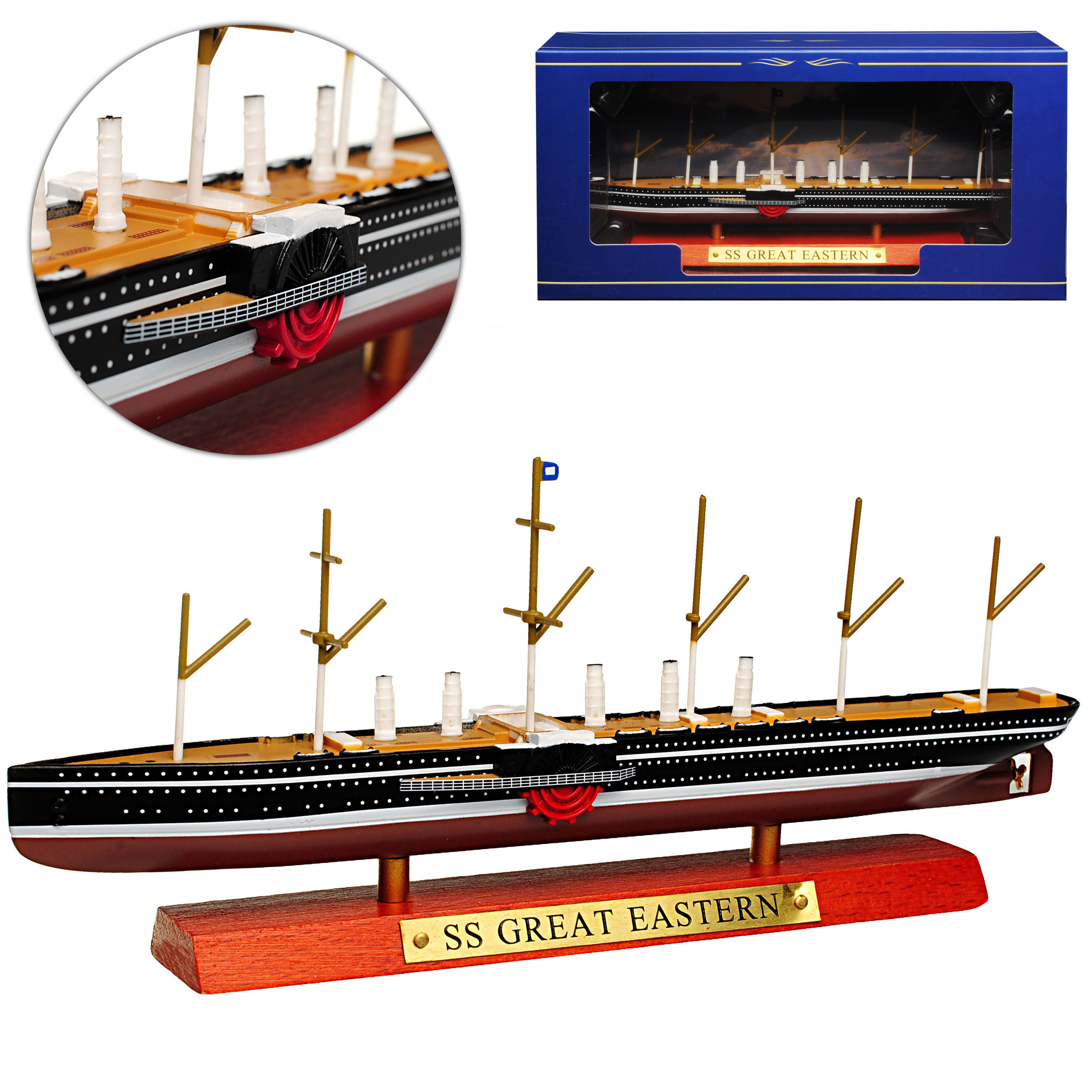 Ss Great Eastern Sailing 1/1250 Atlas Ship Model