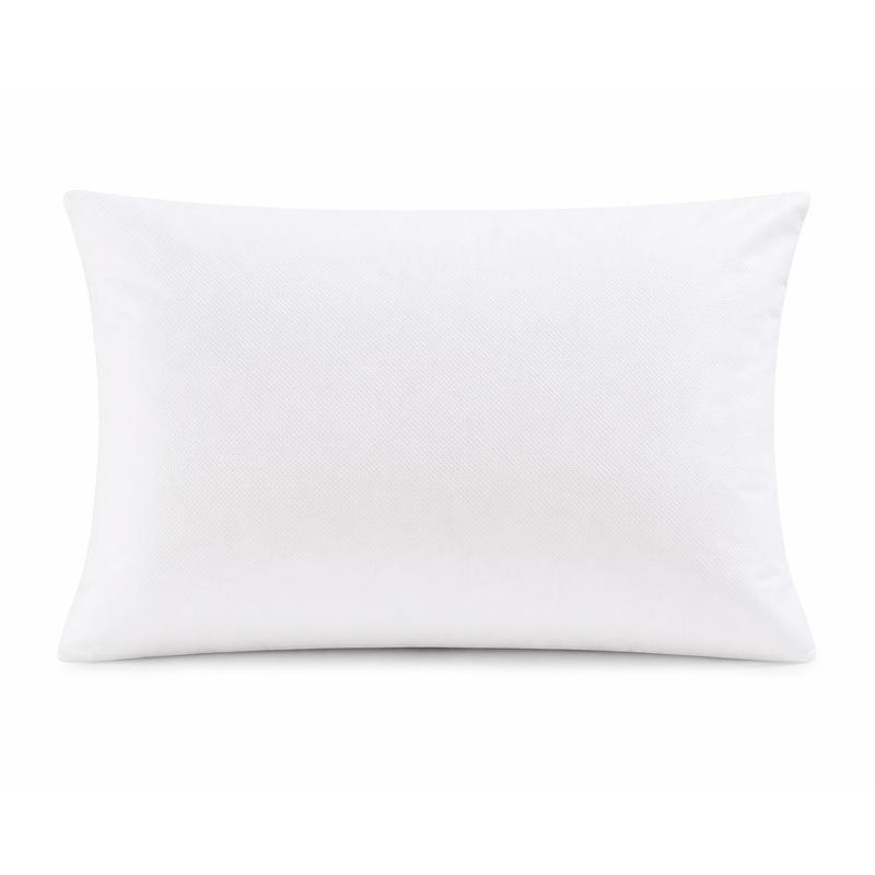 TEMU Wipe Clean Support Pillow 19 X 29 Inch – Fire Retardant Polypropylene Cover, Standard Bed Pillow For Home & Guest Use