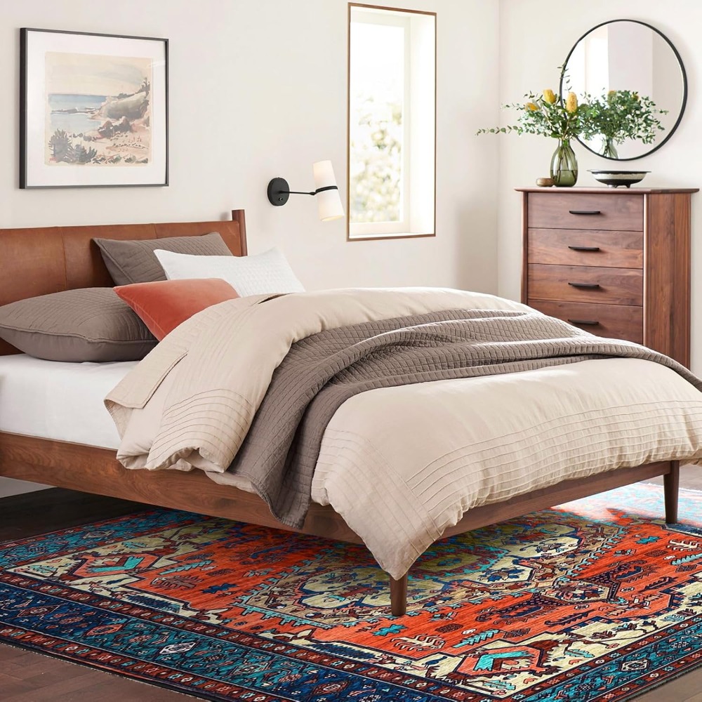 vintage carpet with anti slip backing suitable for use in living rooms bedrooms and dining rooms pet friendly carpet enriching home decor details 6