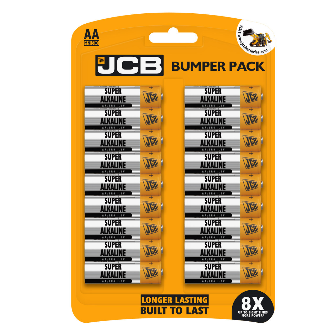 TEMU Jcb Aa Alkaline Batteries - Bumper Pack Of 18
