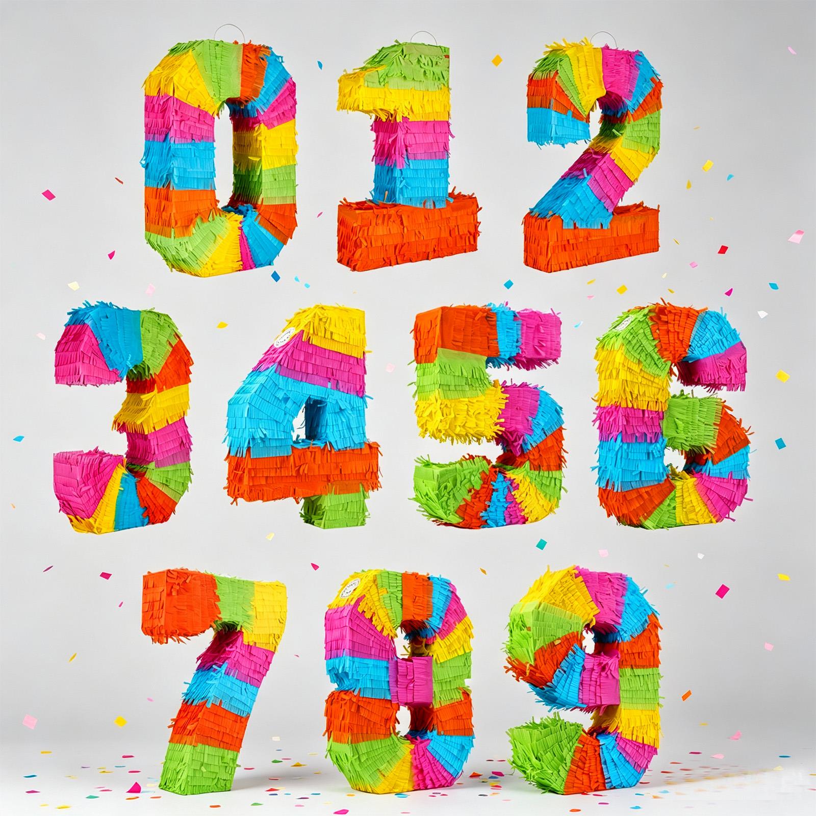 32nd Piñata Birthday Party Game with Stick Set