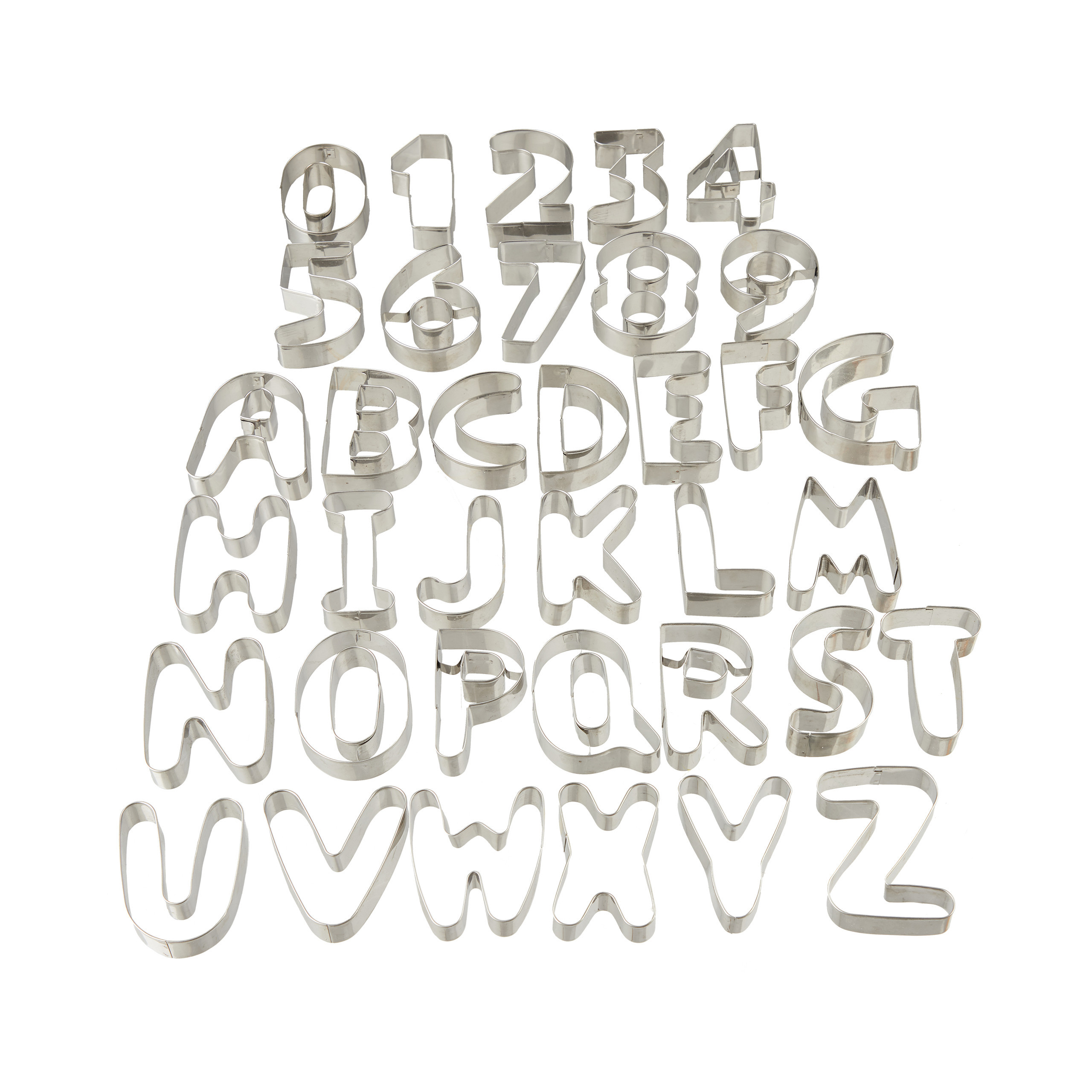 36-piece Cookie Cutter Set In Silver