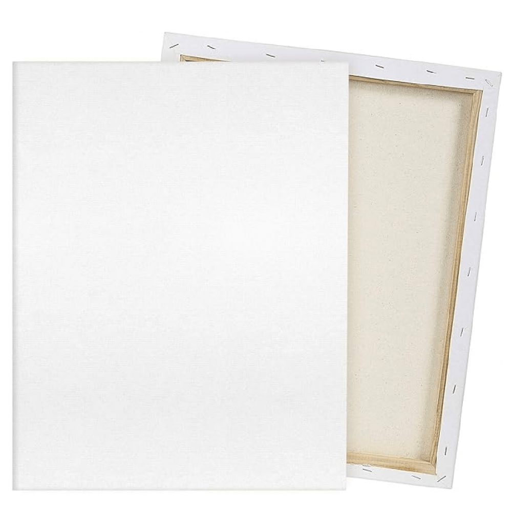E-shop 60 x 60 cm großer weißer Künstler, vorab mit doppeltem, mit Gesso überzogenem, personalisiertem Geschenk