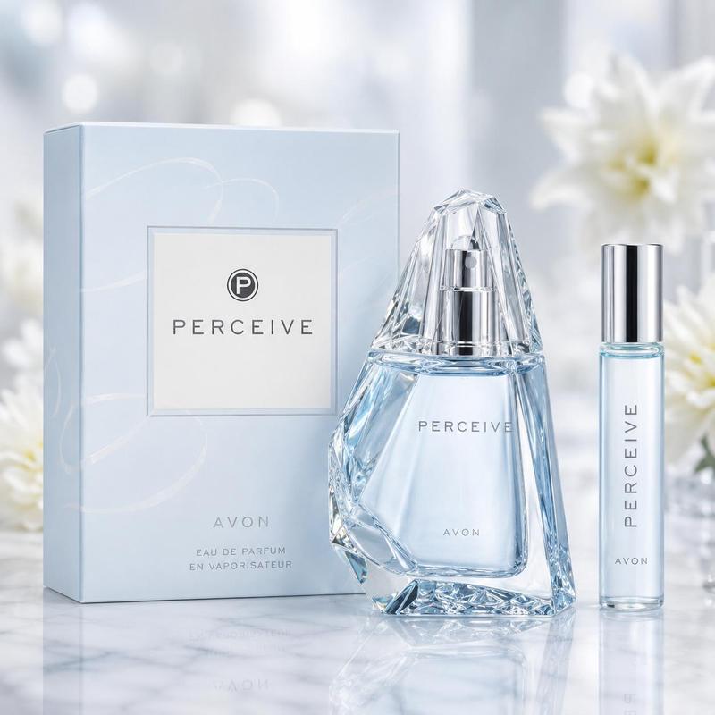 Avon Set: Perceive Perfumed Water 50 Ml + Perfume 10 Ml