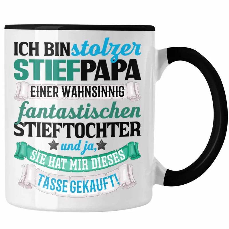 Mug Gift For Stepfather, Father's Day Gift Idea - Stepdad Of An Incredibly Stepdaughter