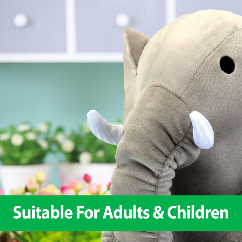 Ultrasoft 30cm Grey Elephant Luxury Ruffled Plush Toy