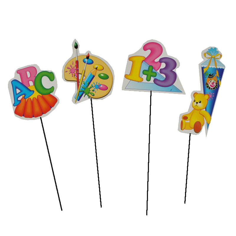 2-piece Back-to-school Decor With Stem - School - Small Gift Bag Decoration, Candy Bag Decor For Back-to-school Table Decor