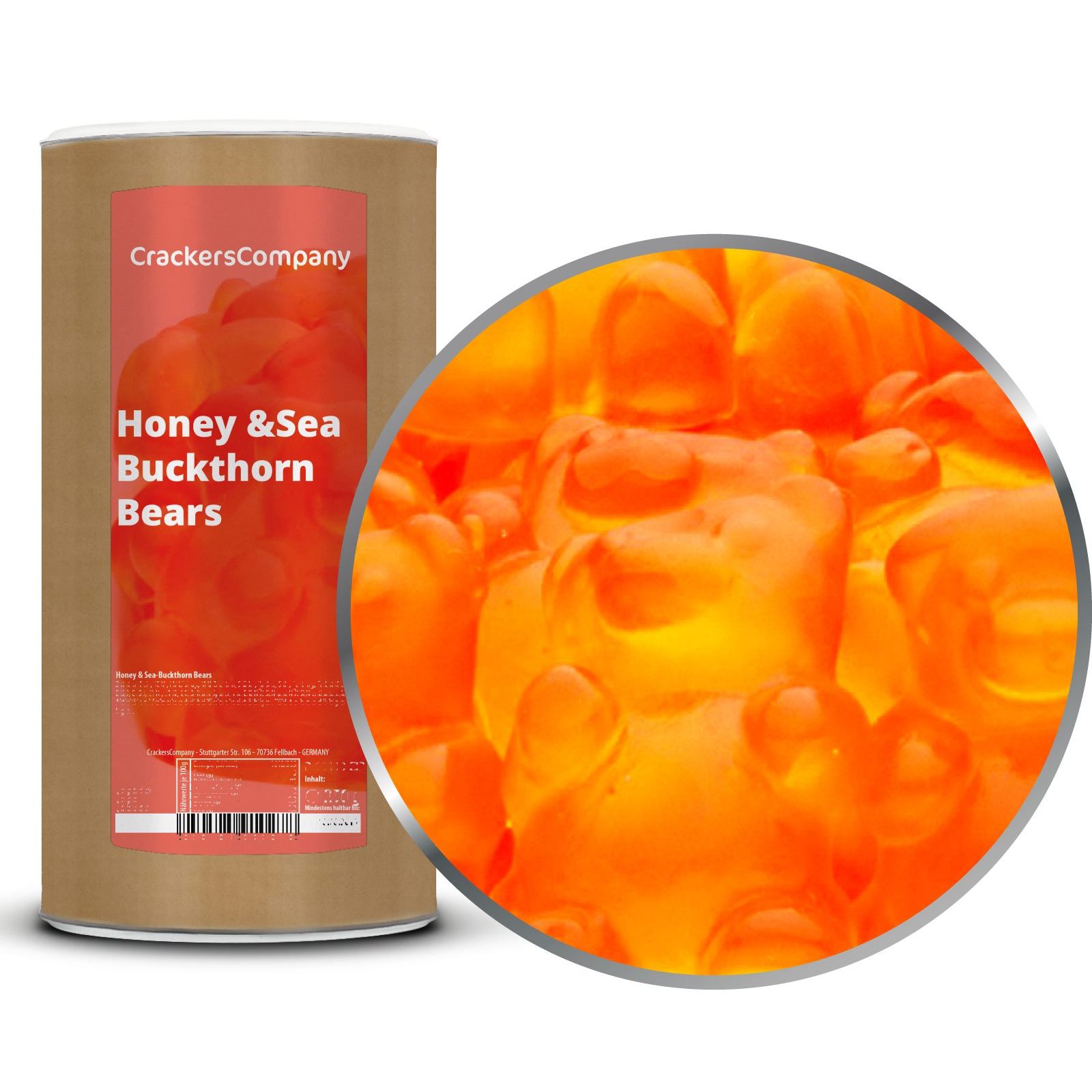 Honey Sea Buckthorn Bears Honey And Sea Buckthorn Fruit Juice Gummies By Crackerscompany