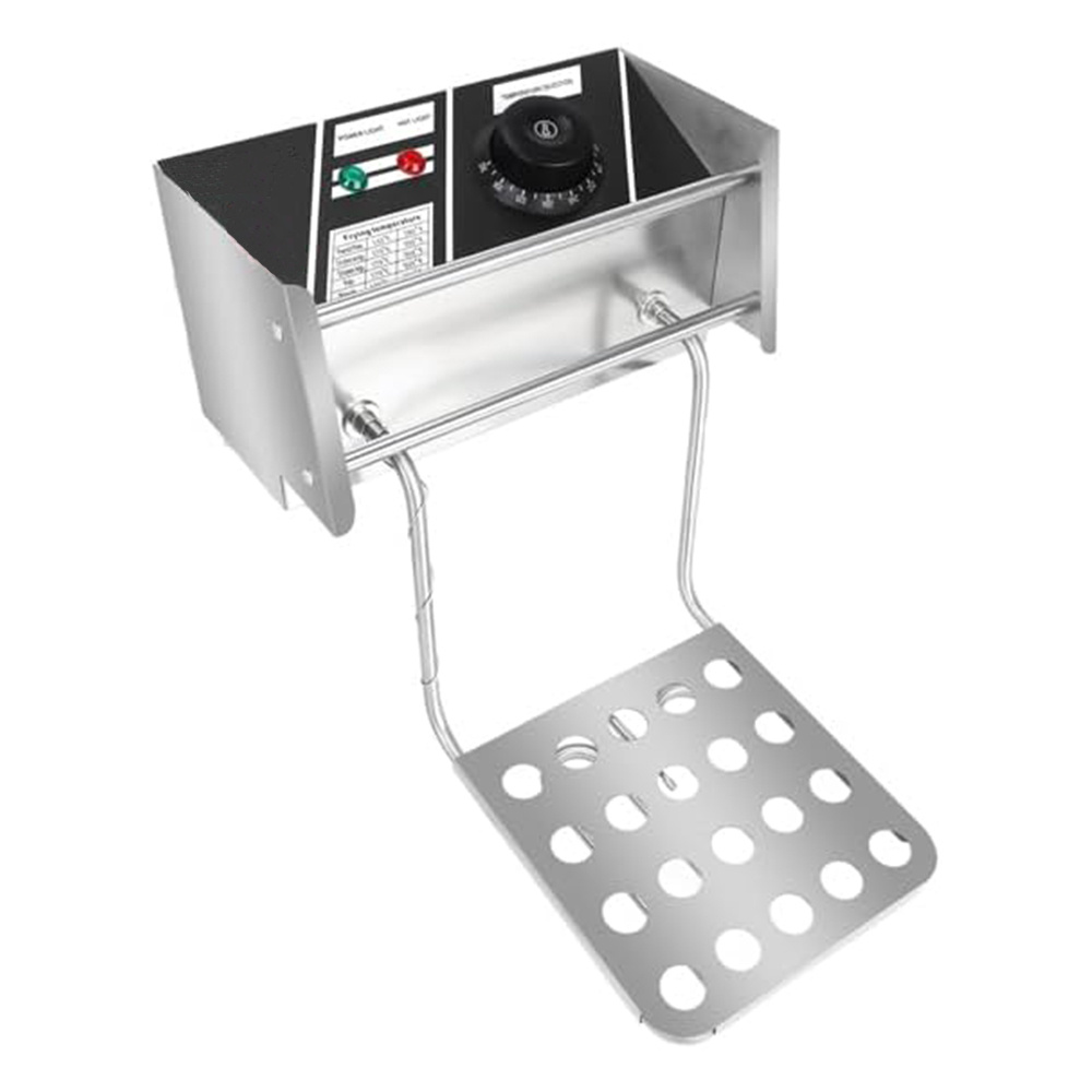20L 5000W Commercial Electric Deep Fryer Fat Chip Twin Dual Tank Stainless Steel