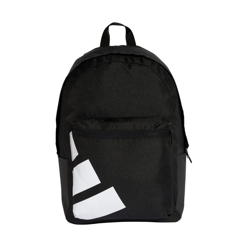 Classic Back To School Black Unisex Backpack 20.4l, Made From Recycled Material, Comfortable, Practical, Sporty, For Everyday Use, School, And
