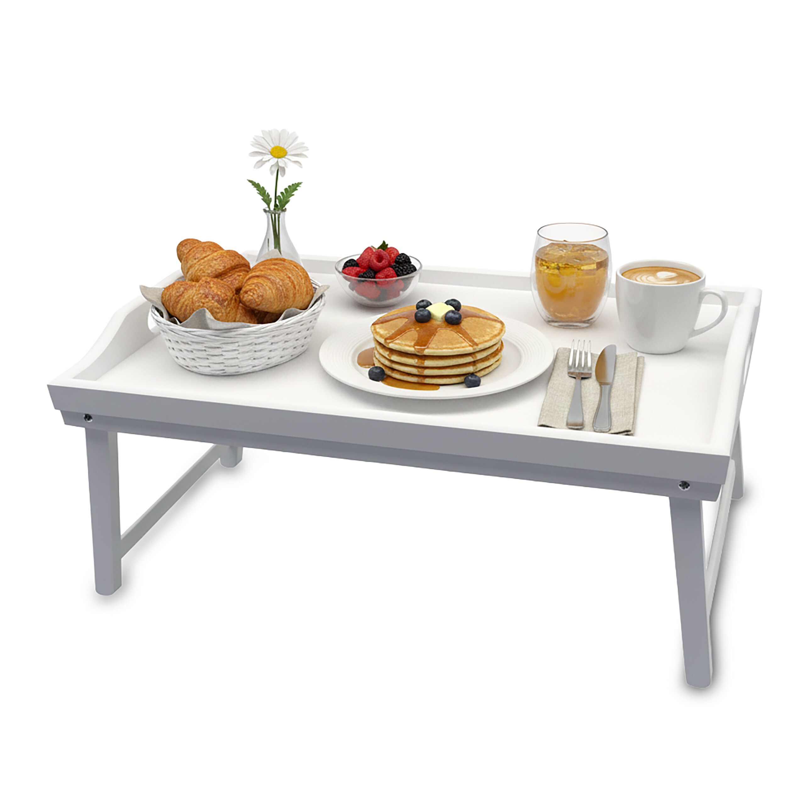 Coffee Table In White - (w)50 X (h)20 X (d)30 Cm