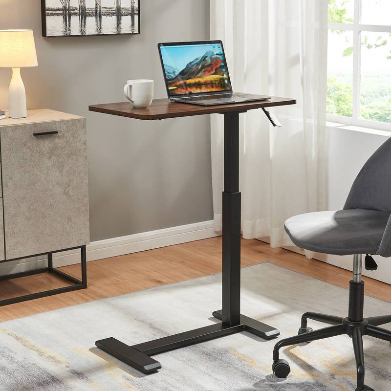 Image of Height-adjustable Laptop Desk Klirg With Wheels, 66-92 X 68 X 36 Cm