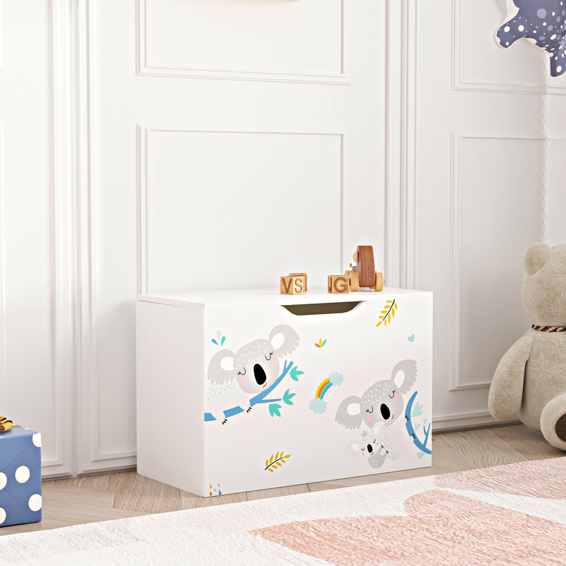 TEMU Toy Box 'oleiros' With Hinged Lid 40 X 60 X 30 Cm