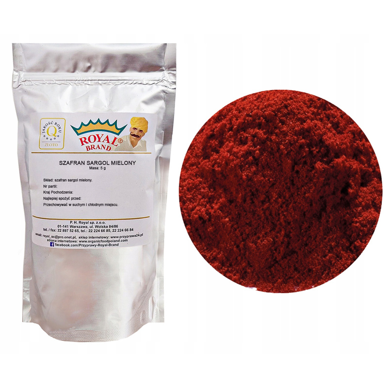 Image of Saffron Sargol Ground 5g Red Threads Real Powder