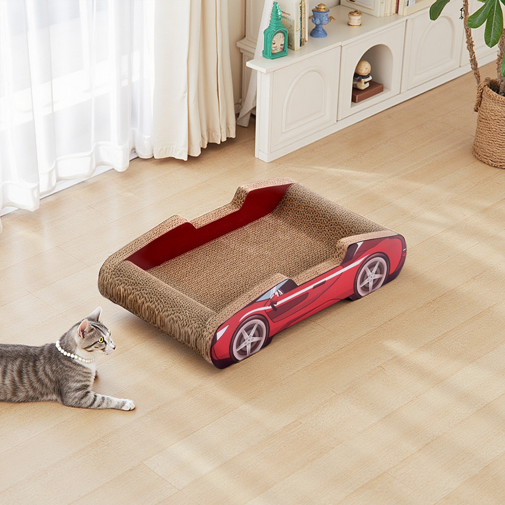 TEMU Cat Scratching Pad Cat Scratch Bed Cat Scratcher Board Corrugated Nest Grind Claws Protect Carpets And Sofas