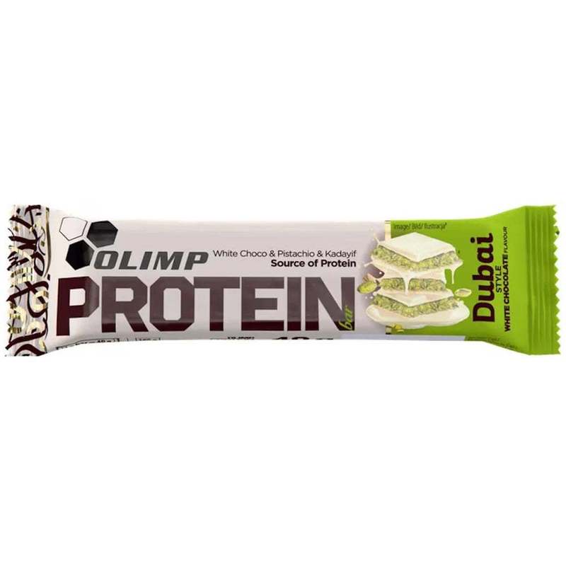 Image of Olympus Protein Bar – White Chocolate & Pistachio & Kadayif (dubai Style) 40g