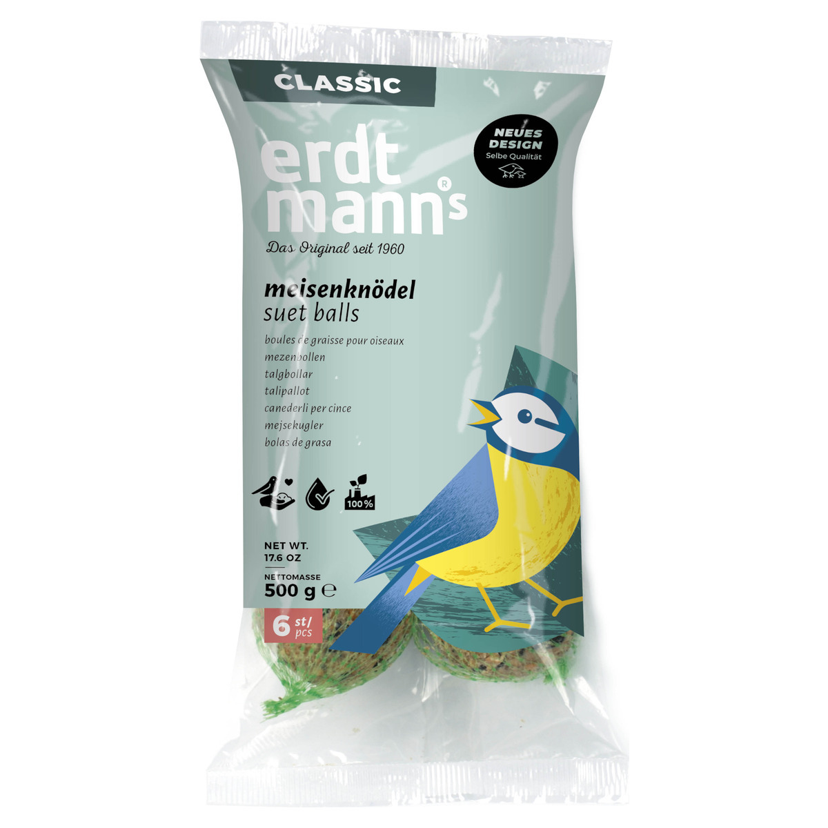 Image of Erdtmanns 6 Balls In A Poly Bag