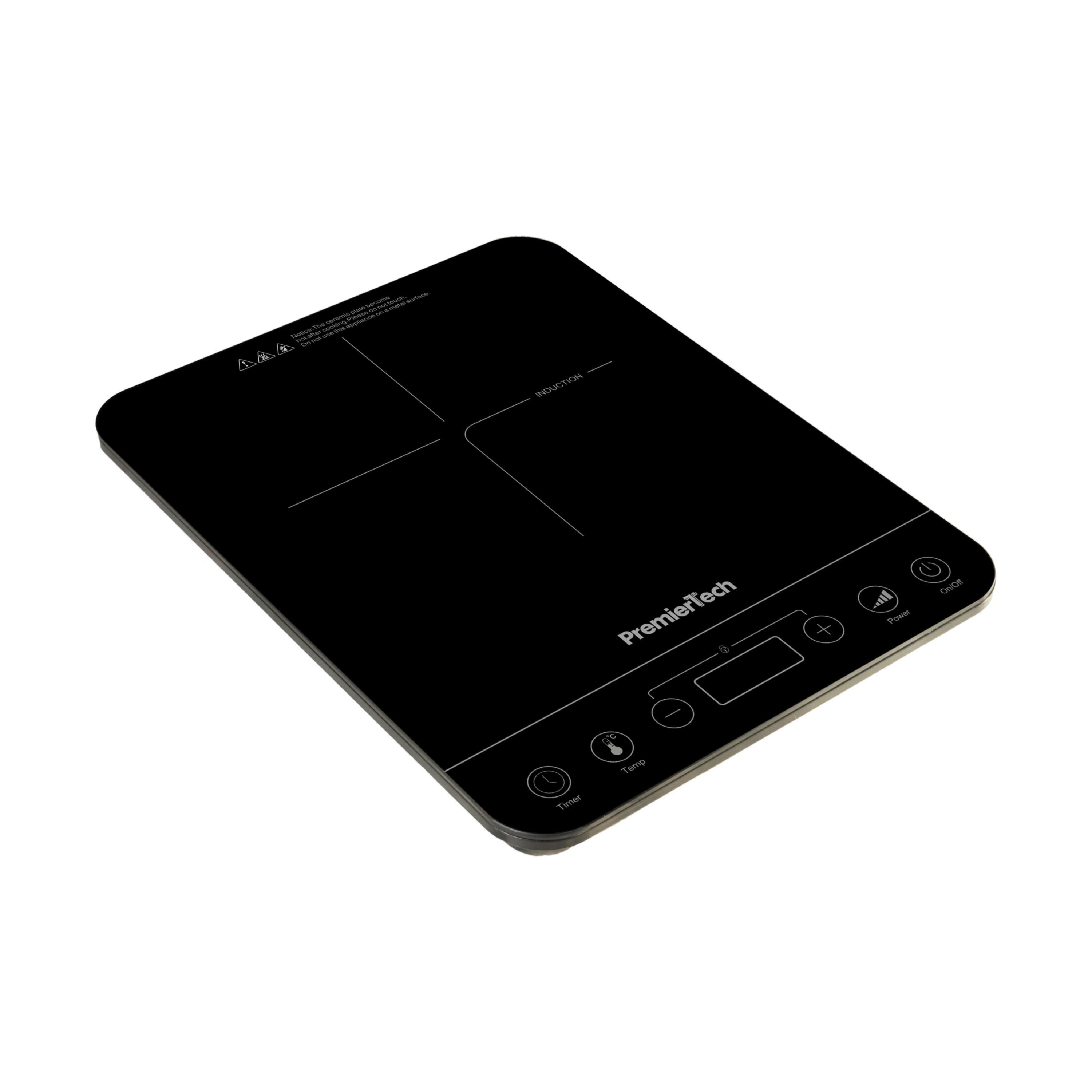 TEMU Piastra a Induzione portatile Touch Display led 10 livelli di potenza 200>2000watt Timer 180min 4cm spessore PremierTech, PT-PI1