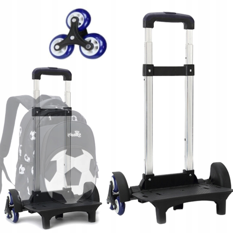 Trolley Frame For Backpack On Rubber Wheels 6 Wheels [dg-pl-czn-k12]
