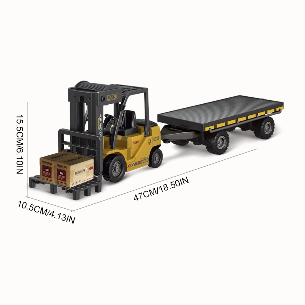 Remote Control Forklift Toy with Multifunctional Features
