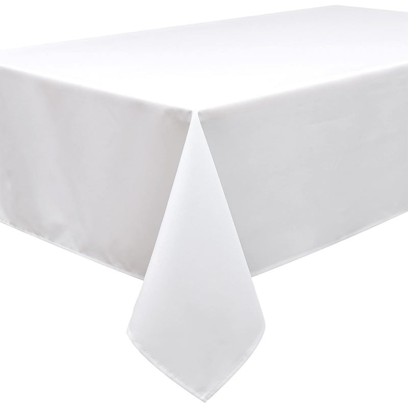 TEMU Collection Table Cloth – 100% Cotton Tablecloth – Washable & Reusable – Ideal For Christmas, Dining, Parties And Seasonal Decor