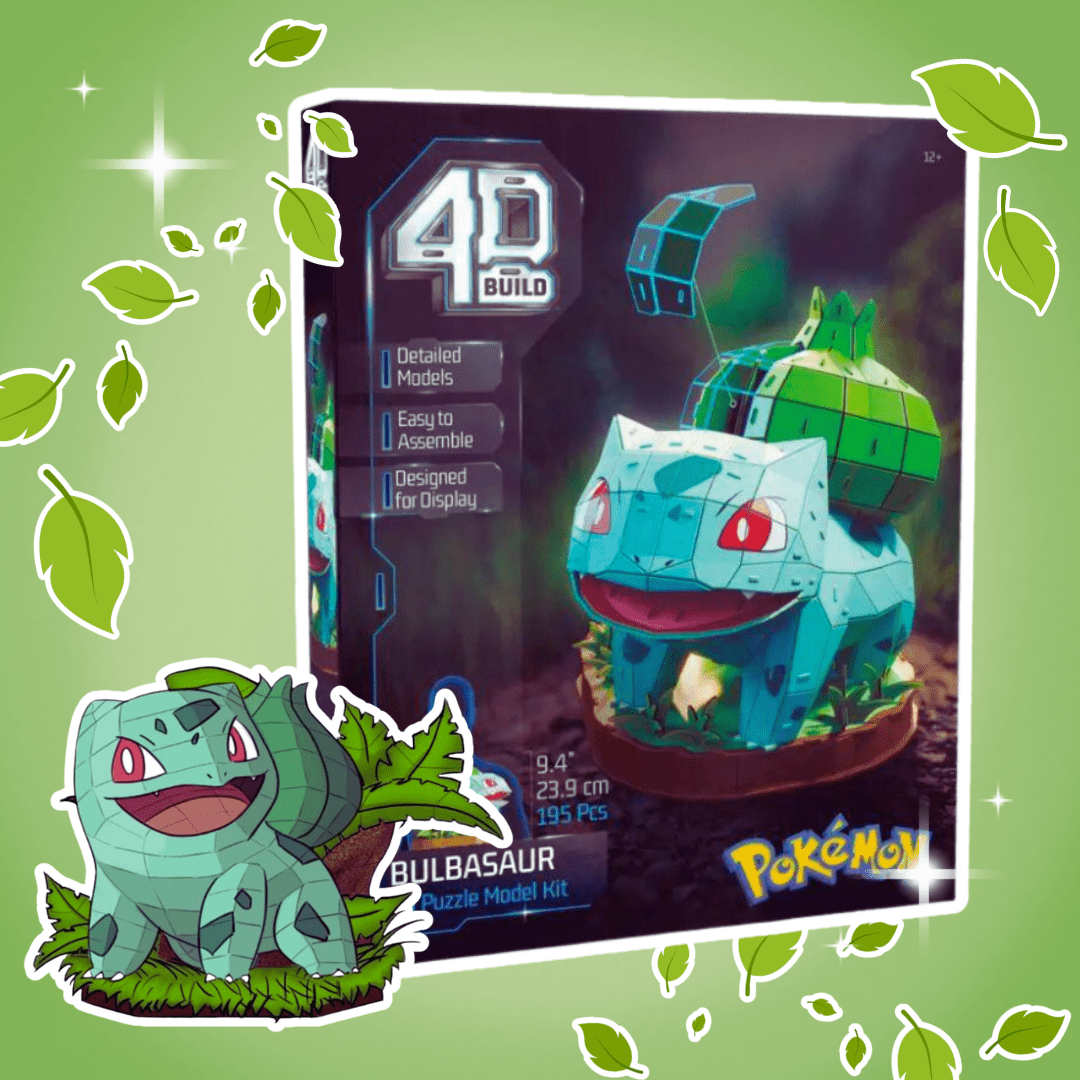 Spin Master 4d Build – Pokémon | Model Building Kit | 195 Pieces