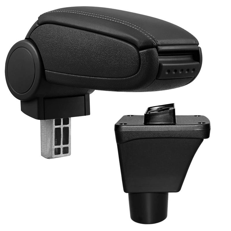 Center Armrest - Black - Vehicle-specific Armrest With Storage Compartment - Artificial Leather And Fabric Cover Pro.tec