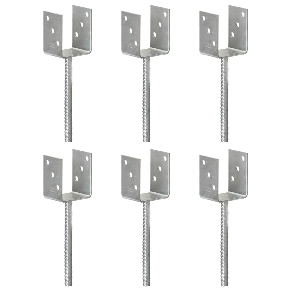 Vidaxl Post Holder Fence Post Holder H-anchor H-beam Post Anchor Post Shoe Post Shoes Ground Post Holder