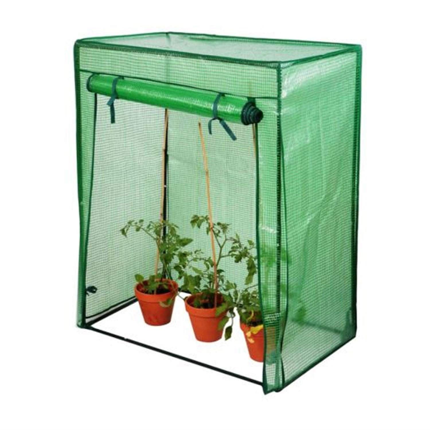 TEMU Reinforced Mini Greenhouse Garden Growhouse Compact Tomato Plant Greenhouse With Heavy Duty Cover Outdoor Grow Tent For Patio Balcony Garden
