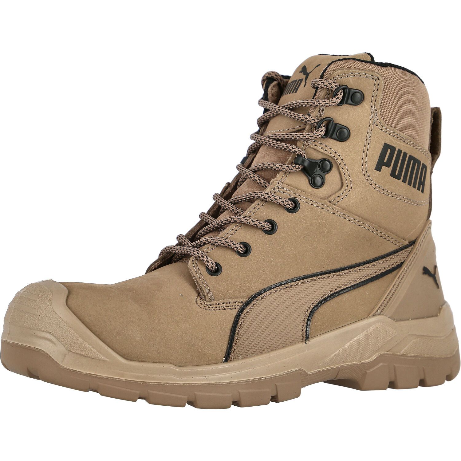 Image of Safety Conquest High S3 Safety Shoes For Men – Waterproof Work Boots With Steel , Slip-resistant & Heat-resistant