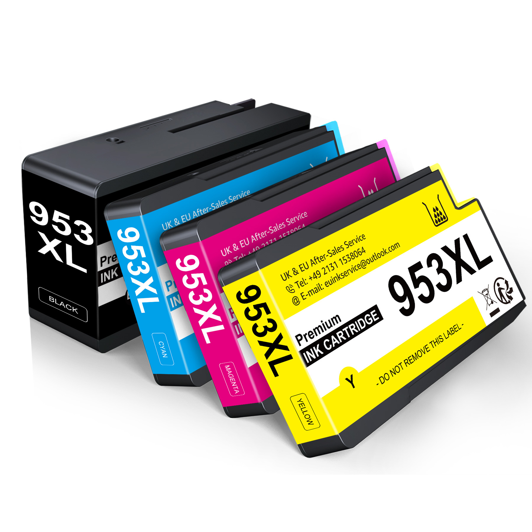 953xl Ink Cartridges Replacement For 953 Xl, Compatible With Pro 7740 7720 7730 8210 8218 8710 8715 8718 8720 8725 8728 8730 8740 Printer (4 Pack)