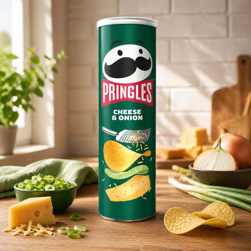 Image of Pringles Cheese & Onion 165g