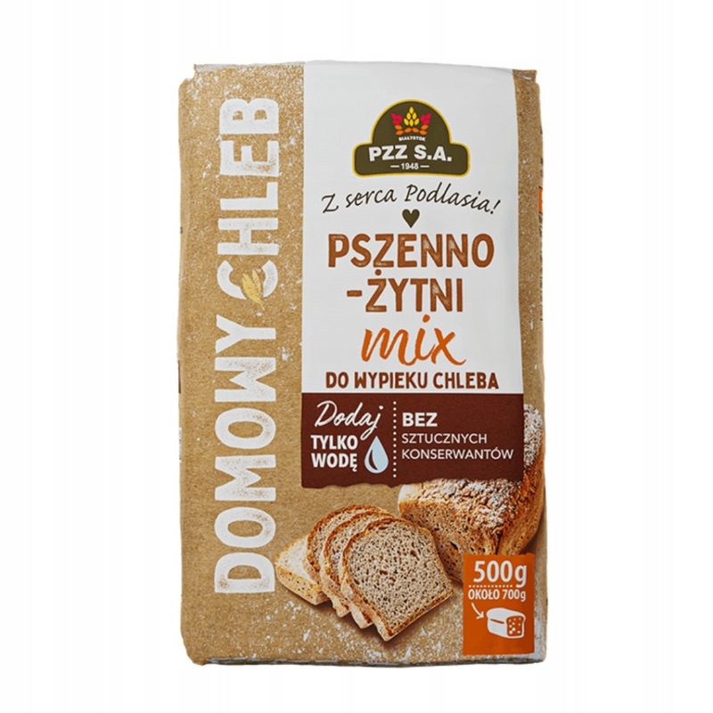 Pzz Bread Baking Mix Wheat-rye Blend 500 G