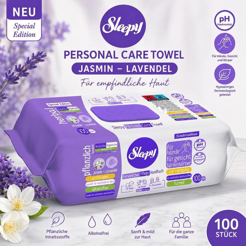 Easy Clean Jasmine - Lavender 1x100 Wipes