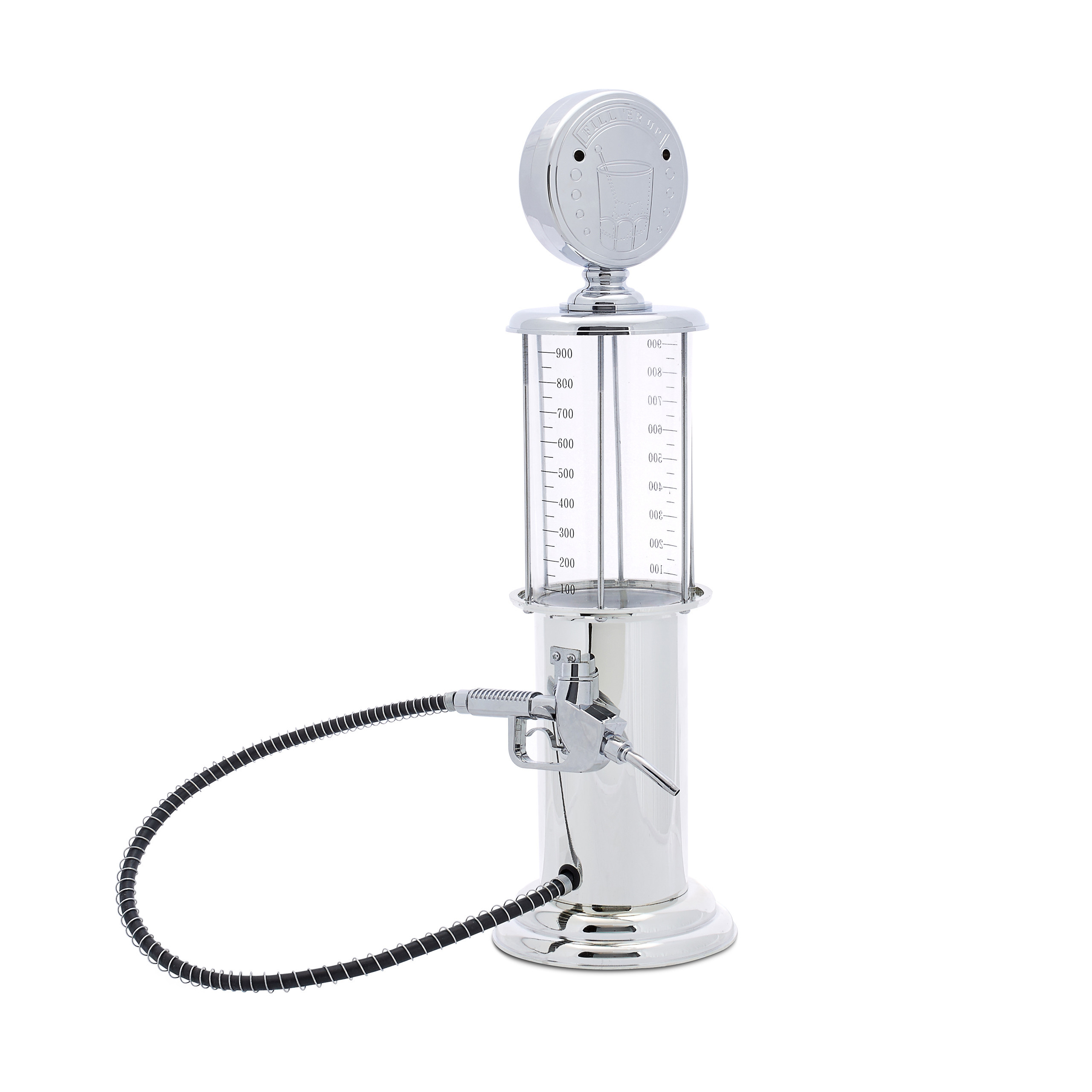 Beverage Dispenser Tap Column In Silvery - 900 Ml