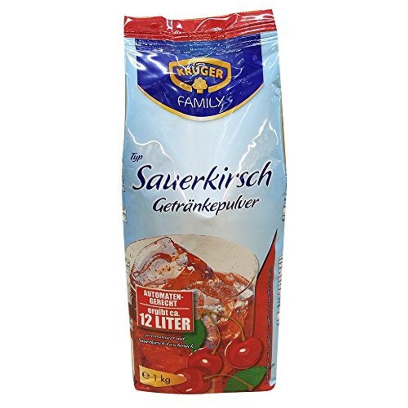 Krüger Drink Powder Cherry For 12 Liters Of Drink 1000g