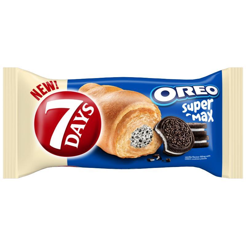 Image of 7days Croissant With Vanilla-flavored Filling And Cocoa Cookie Pieces - 98 G