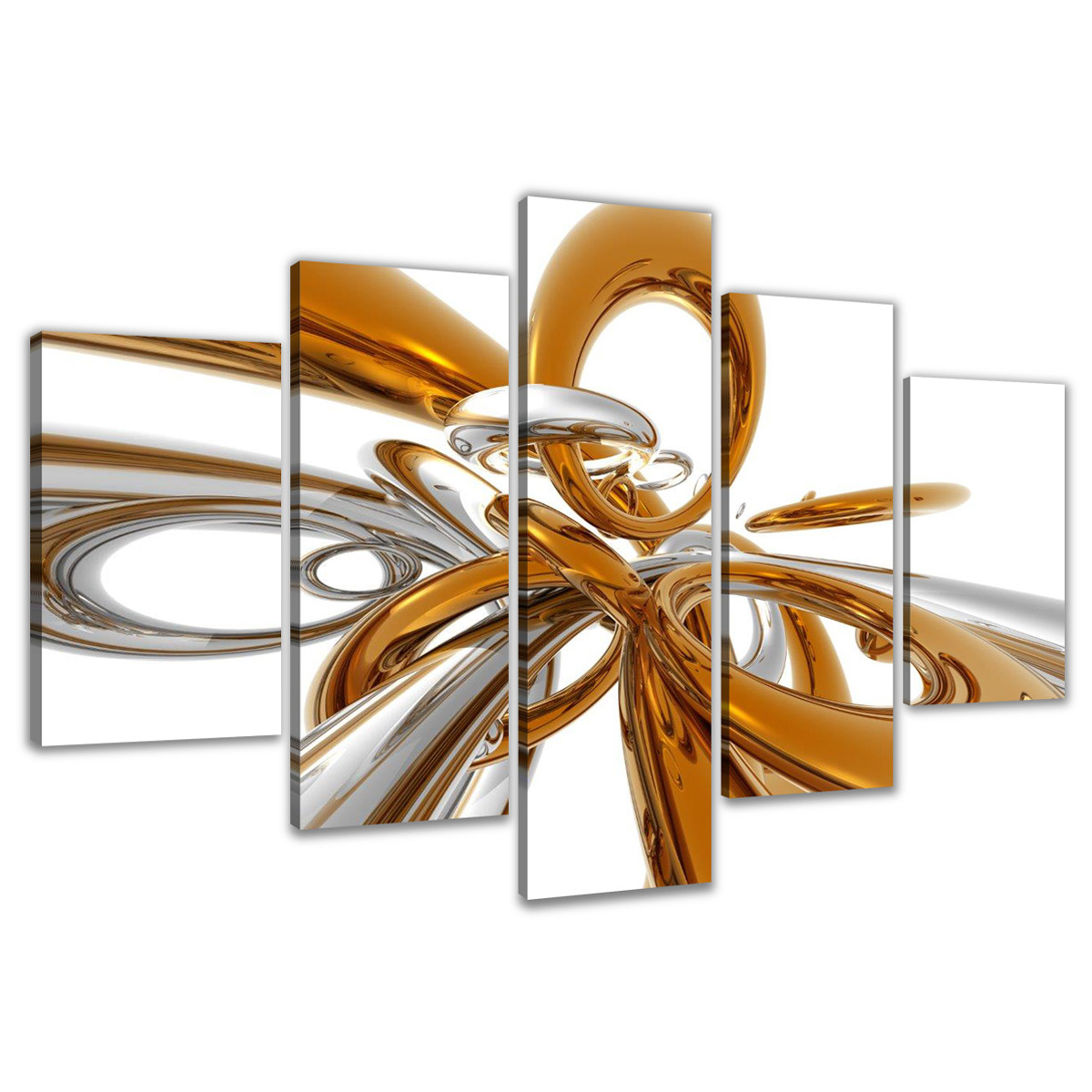 Image of 200 X 100 Cm Framed Abstract Art Print – Modern Canvas Wall Art For Living Room & Lounge | Elegant Canvas Painting – Item No. 6304
