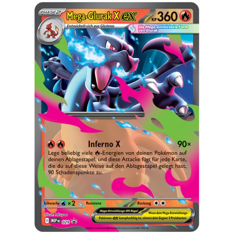 Mega-glurak X Ex (mep 029) - German