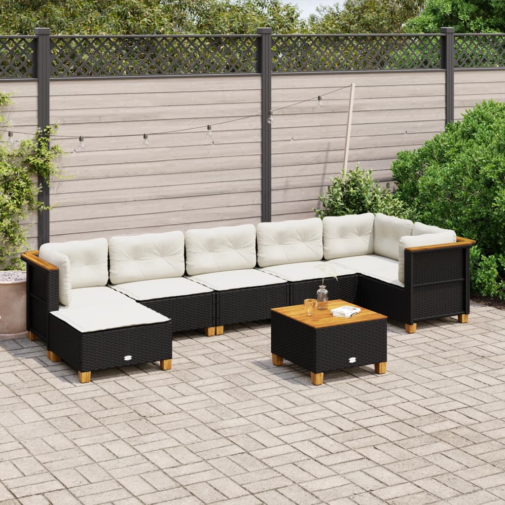 Vidaxl Garden Sofa Set, Outdoor Sofa Set, Sofa Set, Garden Lounge Set, Poly Rattan Lounge Set For Terrace