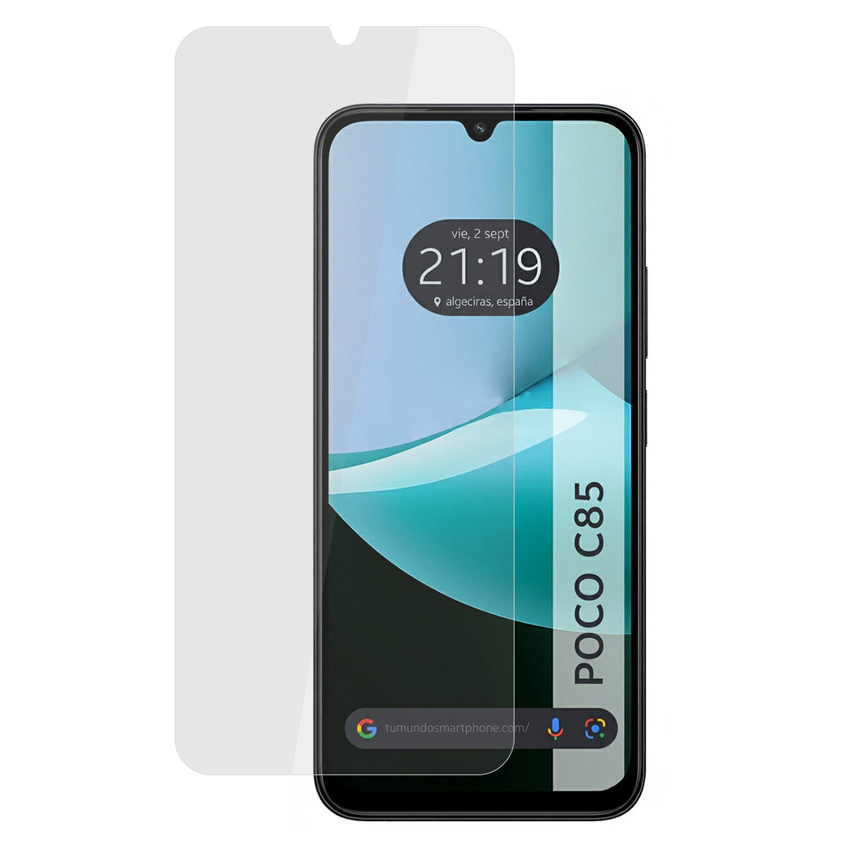 TEMU Protector Cristal Templado para Xiaomi Poco C85 Vidrio