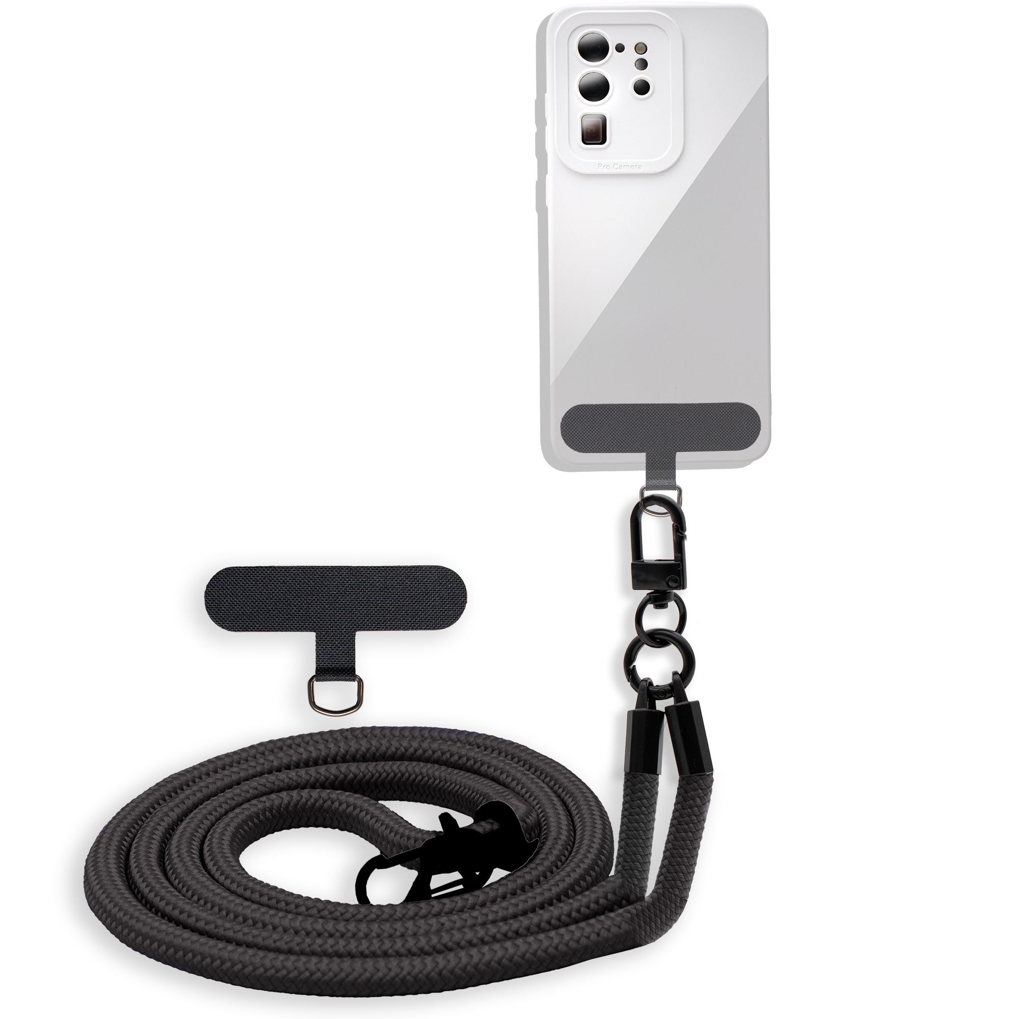 Phone Chain Compatible For Galaxy S21 5g - Phone Case With Adjustable Lanyard Strap For Wearing Around The Neck