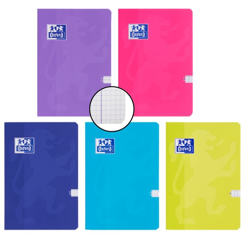 Image of A5 Notebook, 60 Sheets, Grid, Touch Oxford