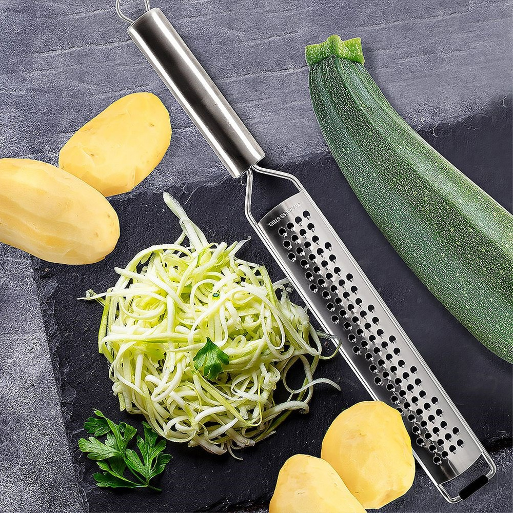 Flat Stainless Steel Grater 38 Cm