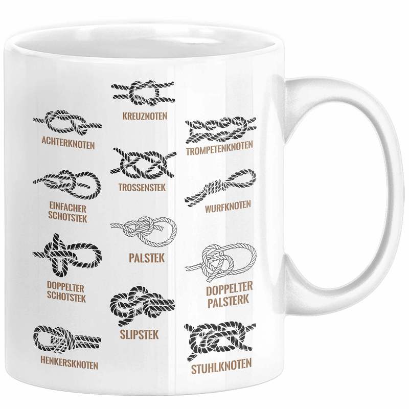 Image of Knot Mug Gift Sailing And Types Of Knots