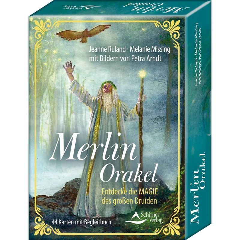 Merlin Oracle Discover The Magic Of The Great Druid - Paperback - 44 Cards With Companion Book - Jeanne Ruland (et Al.) - 44 Pages - German - 2020 - Schirner Publishing - Ean 9783843491471