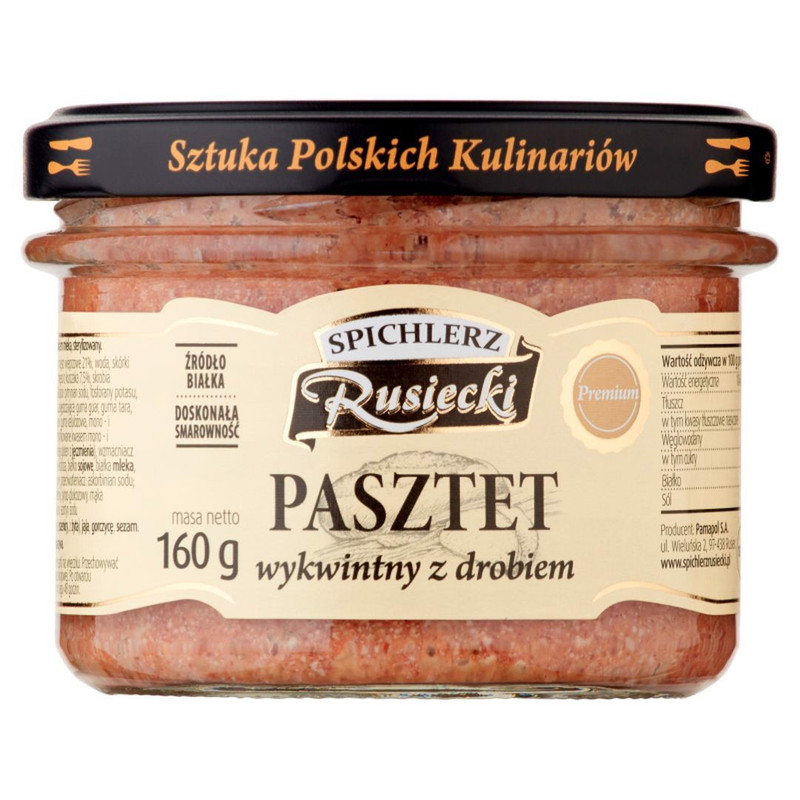 Spichlerz Rusiecki Exquisite Poultry Pâté, 160 G