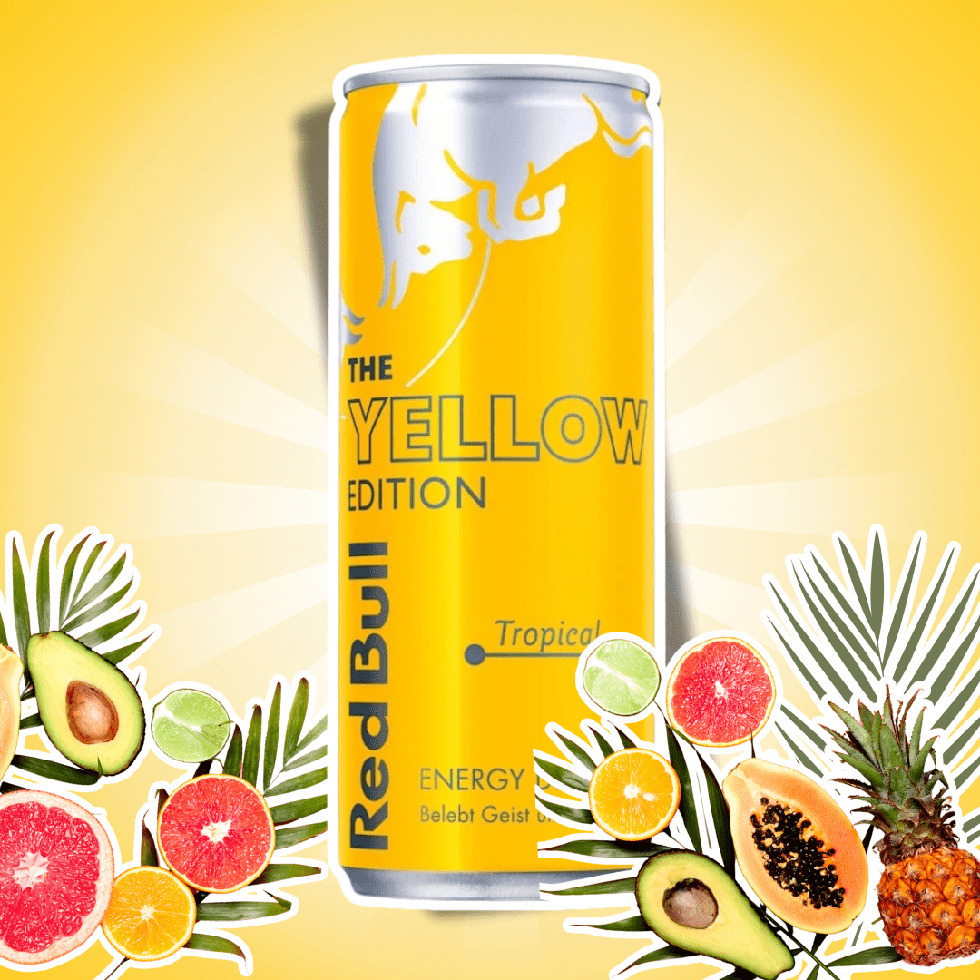 Red Bull Summer Edition Tropical Energy Drink With Tropical Fruit Flavor 250 Ml