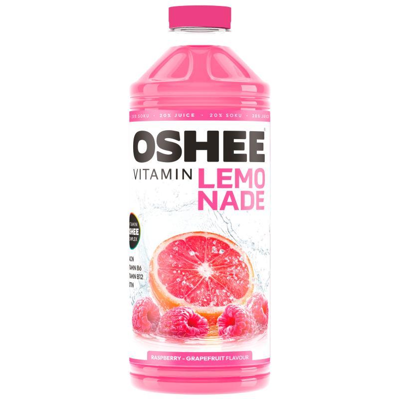 Oshee Vitamin Lemonade Is A Non-carbonated Drink With Raspberry And Grapefruit Flavor, 1.1 L