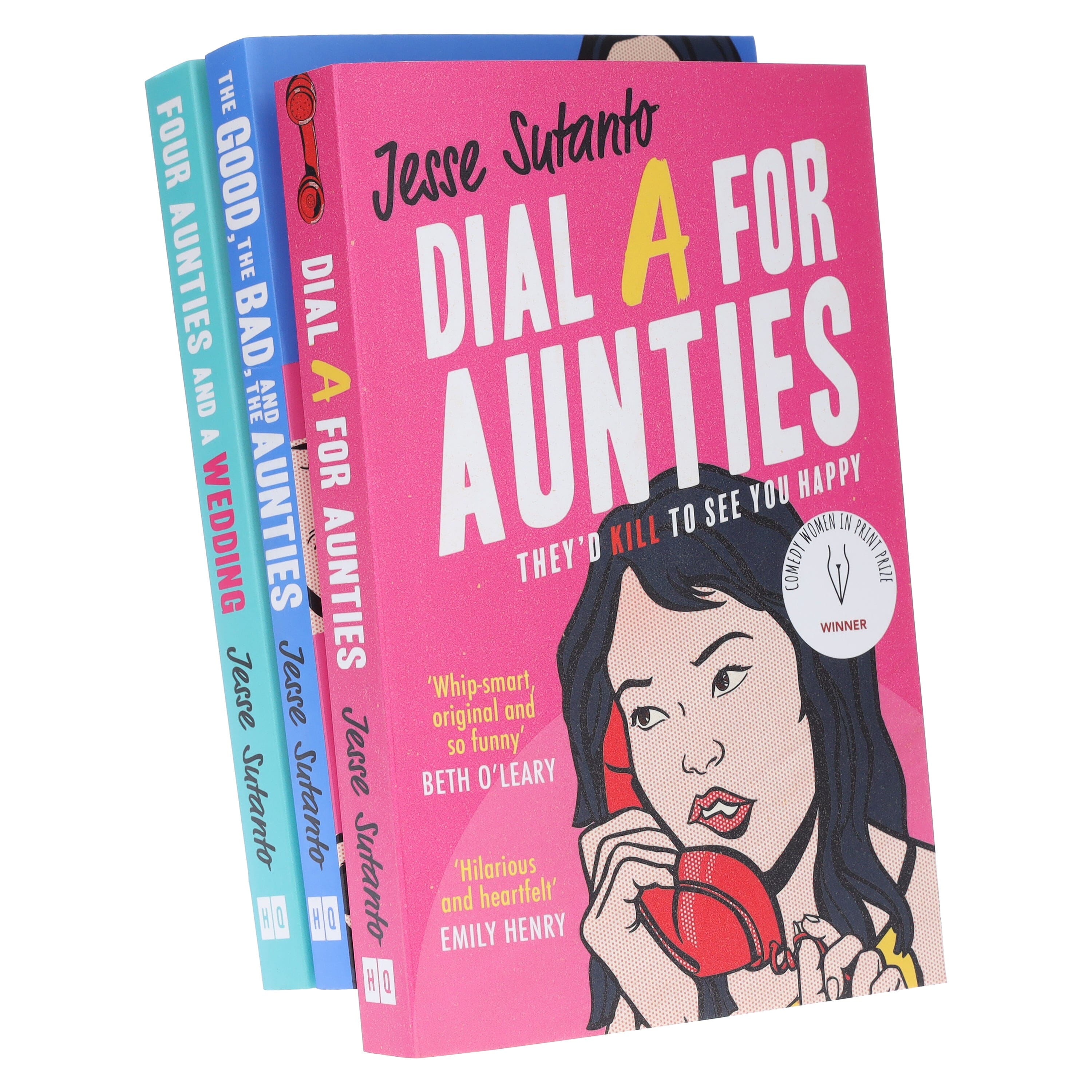 TEMU Aunties Series By Jesse Sutanto 3 Books Collection Set - Fiction - Paperback